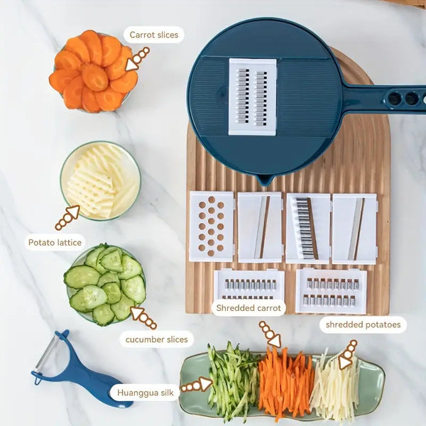 🚀 "Turn Veggie Cutting From BORING 😩 To FUN 😍 – 7-in-1 Slicer!"