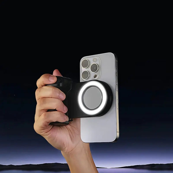 Mobile phone camera handle, smartphone camera holder