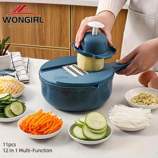 🚀 "Turn Veggie Cutting From BORING 😩 To FUN 😍 – 7-in-1 Slicer!"