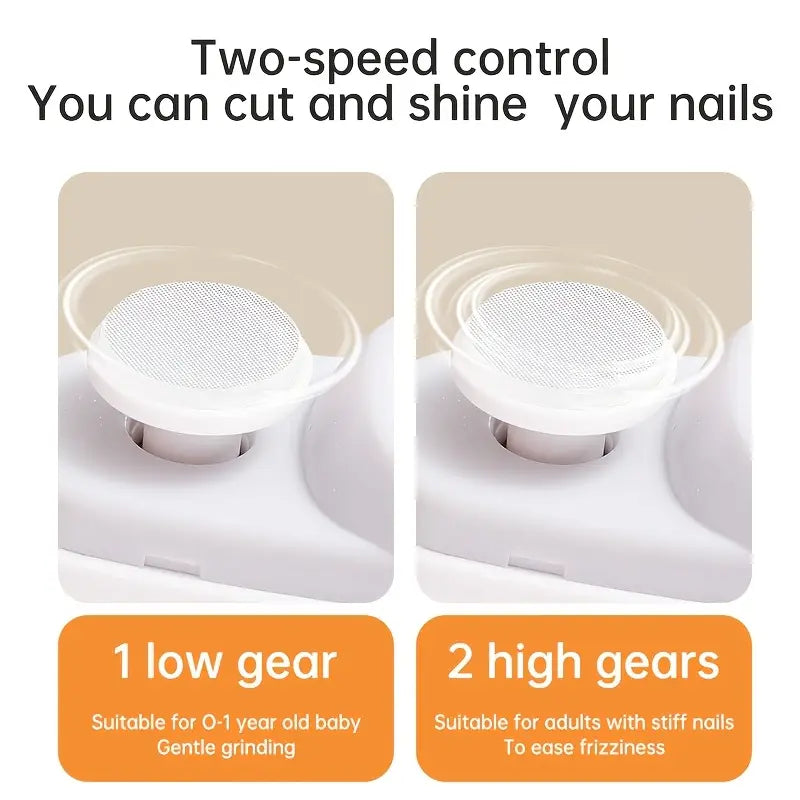 Electric Nail Clipper with LED Light