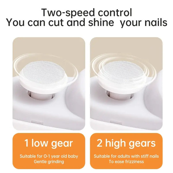 Electric Nail Clipper with LED Light