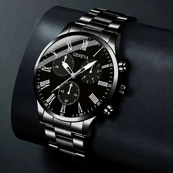 4pcs Men'S luxury Watch Set