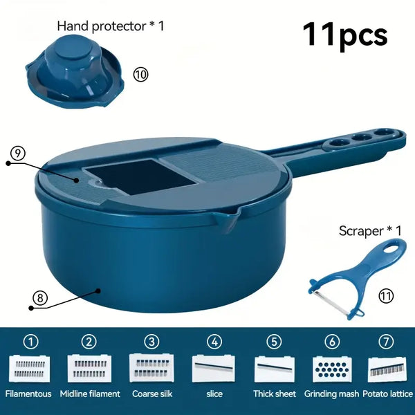 🚀 "Turn Veggie Cutting From BORING 😩 To FUN 😍 – 7-in-1 Slicer!"