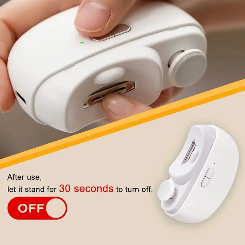 Electric Nail Clipper with LED Light