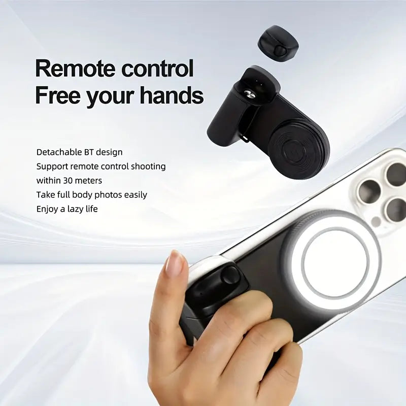 Mobile phone camera handle, smartphone camera holder