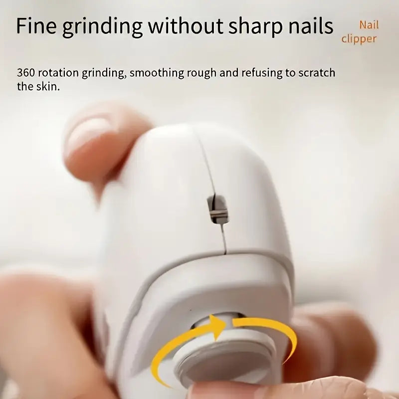 Electric Nail Clipper with LED Light