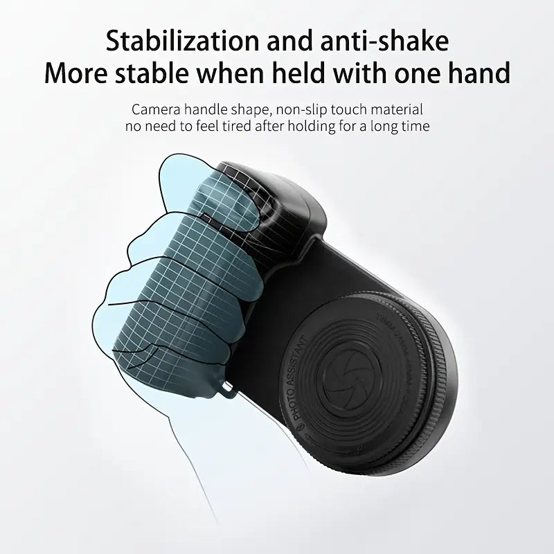 Mobile phone camera handle, smartphone camera holder