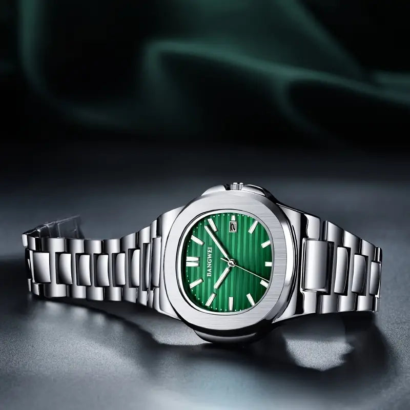 LIGE Unisex Stainless Steel Quartz Watch