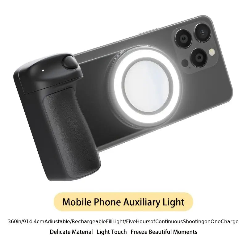 Mobile phone camera handle, smartphone camera holder
