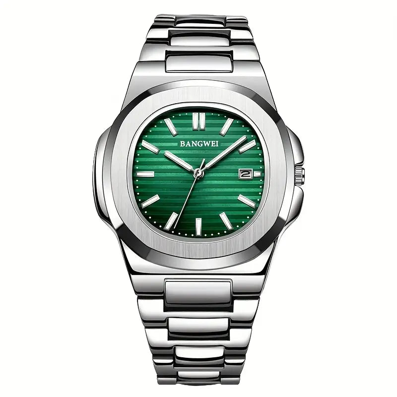 LIGE Unisex Stainless Steel Quartz Watch