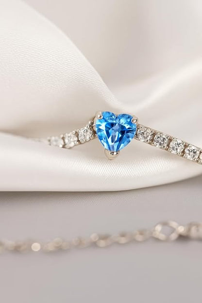 Elegant Sterling Silver Riviere Tennis Bracelet