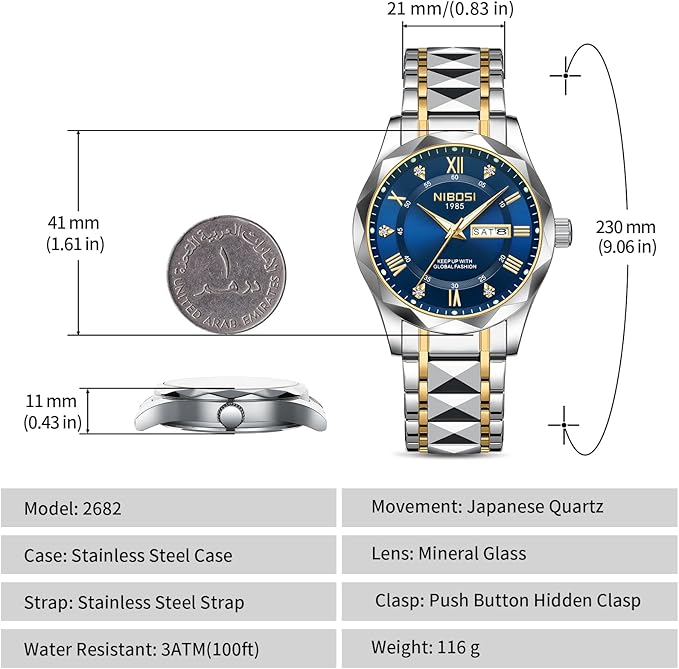 POEDAGAR Top Luxury Quartz Watch